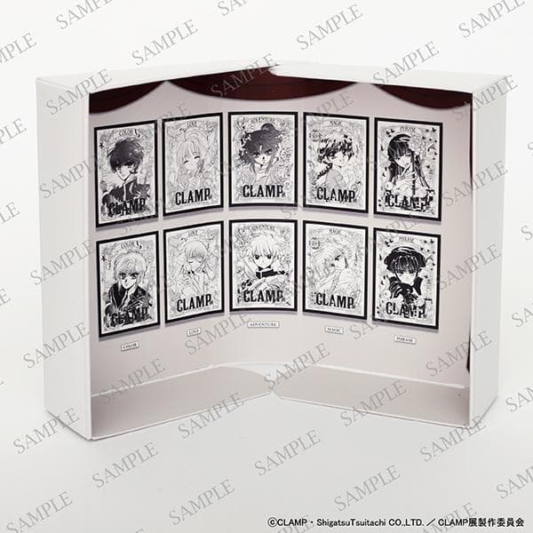 ミニアクリルスタンドコレクション全種 + パスタスナック CLAMP展