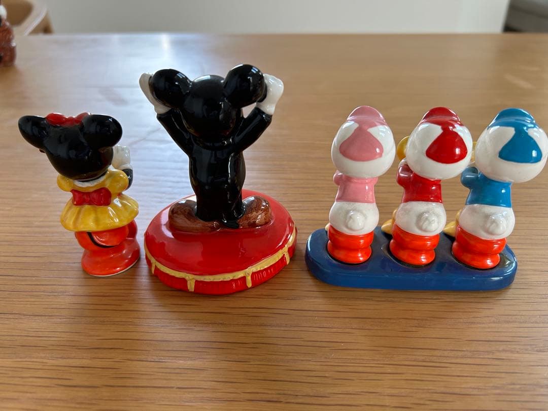 ヴィンテージ ミッキーマウスレビュー 陶器 置物 10体 - メルカリ
