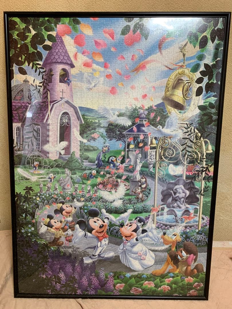 【ディズニーパズル完成品】 【レア品】　【73×102cm 2セット】 ジグソーパズル 1000ピース ディズニー DISNEY GREATEST MUSIC (51x73