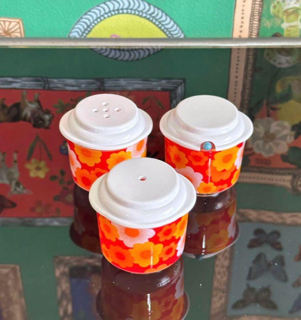 昭和レトロ 調味料入れ カスターセット 卓上 レトロポップ ワールド印