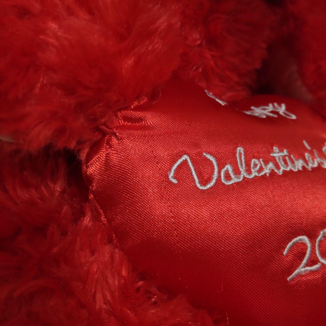 希少！ 2003 バレンタイン ディズニーベア ダッフィー WDW 赤 レッド