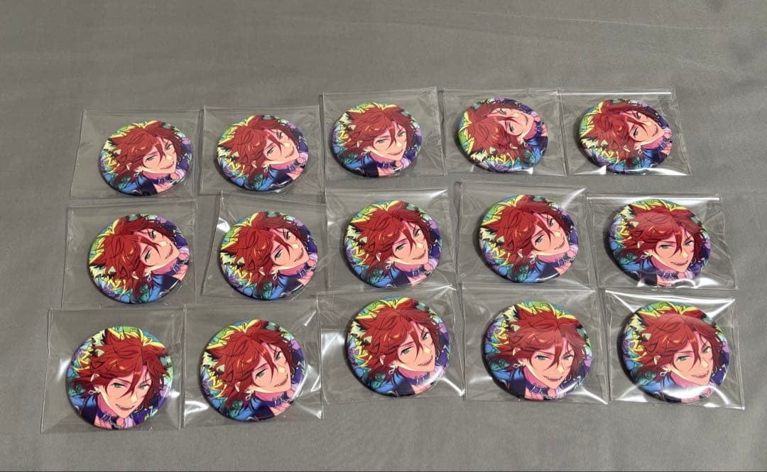 あんスタ　三毛縞斑　缶バッジ　コレ缶 15点 あんスタ 三毛縞斑 缶バッジ 2025 apr - メルカリ