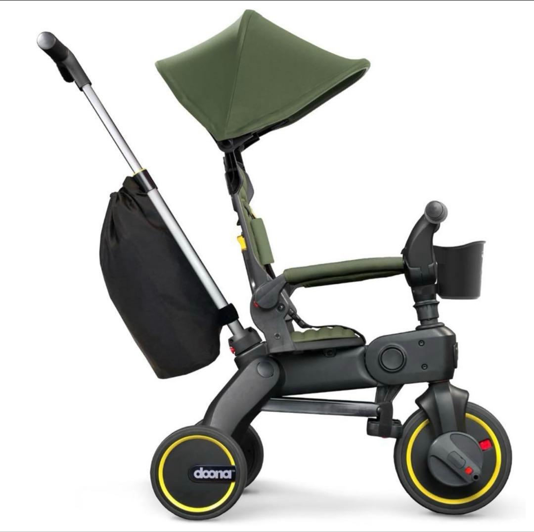 doona Liki Trike【世界最小折りたたみ三輪車】リキトライク カーキ 楽天市場】リキトライク 手押し棒つき 折りたたみ三輪車 10ヶ月〜3歳