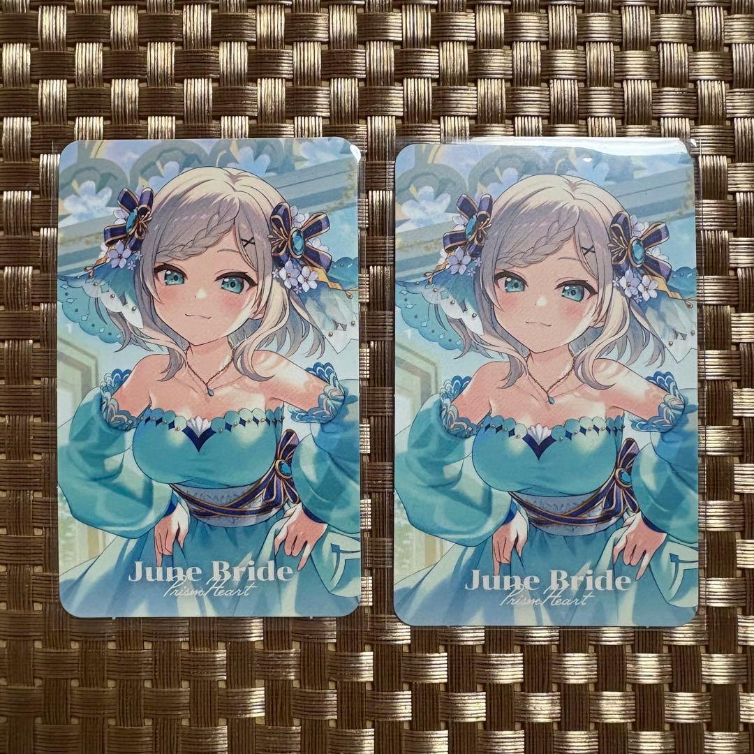 にじさんじ ジューンブライド アルス・アルマル チェキ にじさんじジューンブライド2022 グッズ＆ボイス」2022年6月10日(金)18