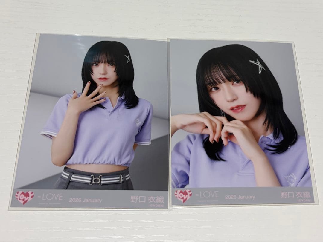 イコラブ 野口衣織 個別ポロシャツ 生写真 セミコン - メルカリ