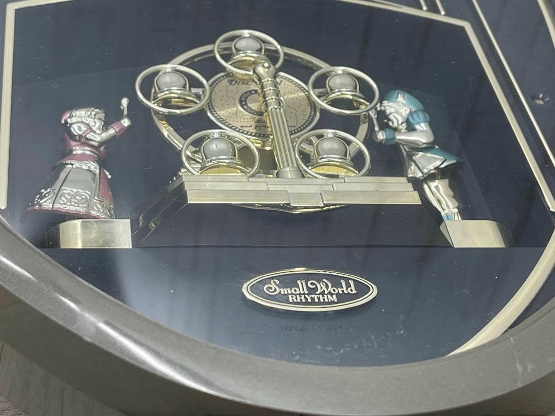 リズム時計 スモールワールド 4MH715 からくり時計 通電確認 動作難