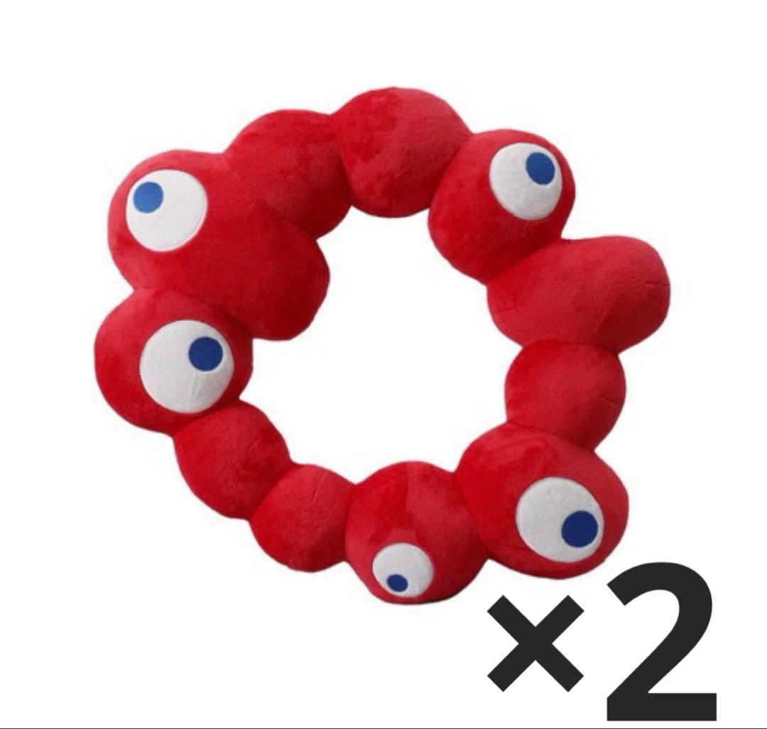 EXPO2025 ミャクミャク　ロゴクッション　Lサイズ　×2 楽天市場】【ミャクミャク】ぬいぐるみ クッション 約40センチ 大阪