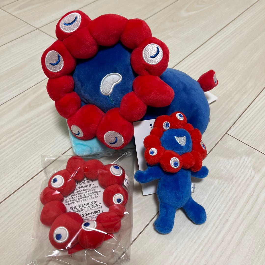 ミャクミャク　ぬいぐるみセット Amazon.co.jp: セキグチ(Sekiguchi) EXPO2025 ミャクミャク ぬいぐるみ