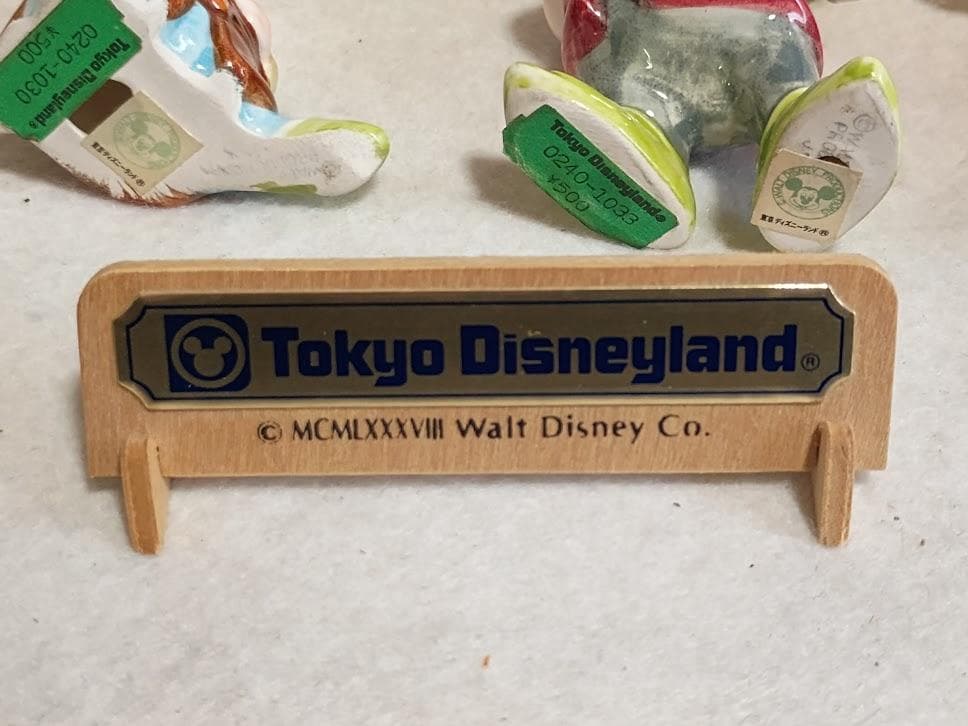 TDL 陶器製フィギュリン 10体セット 白雪姫 七人のこびと ドナルド