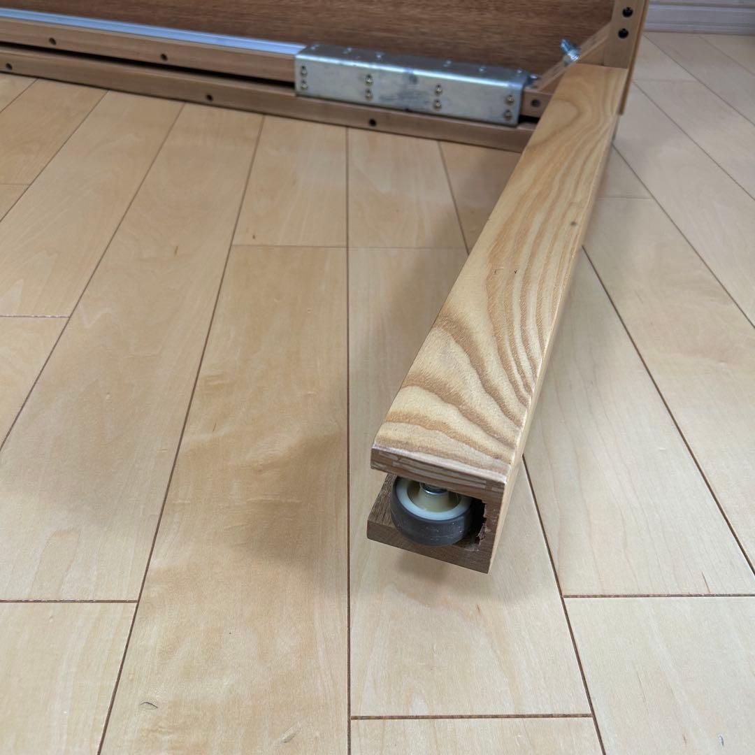 伸縮式テーブル 天然木 辻製作所 W1300〜2050 伸長 ダイニングテーブル