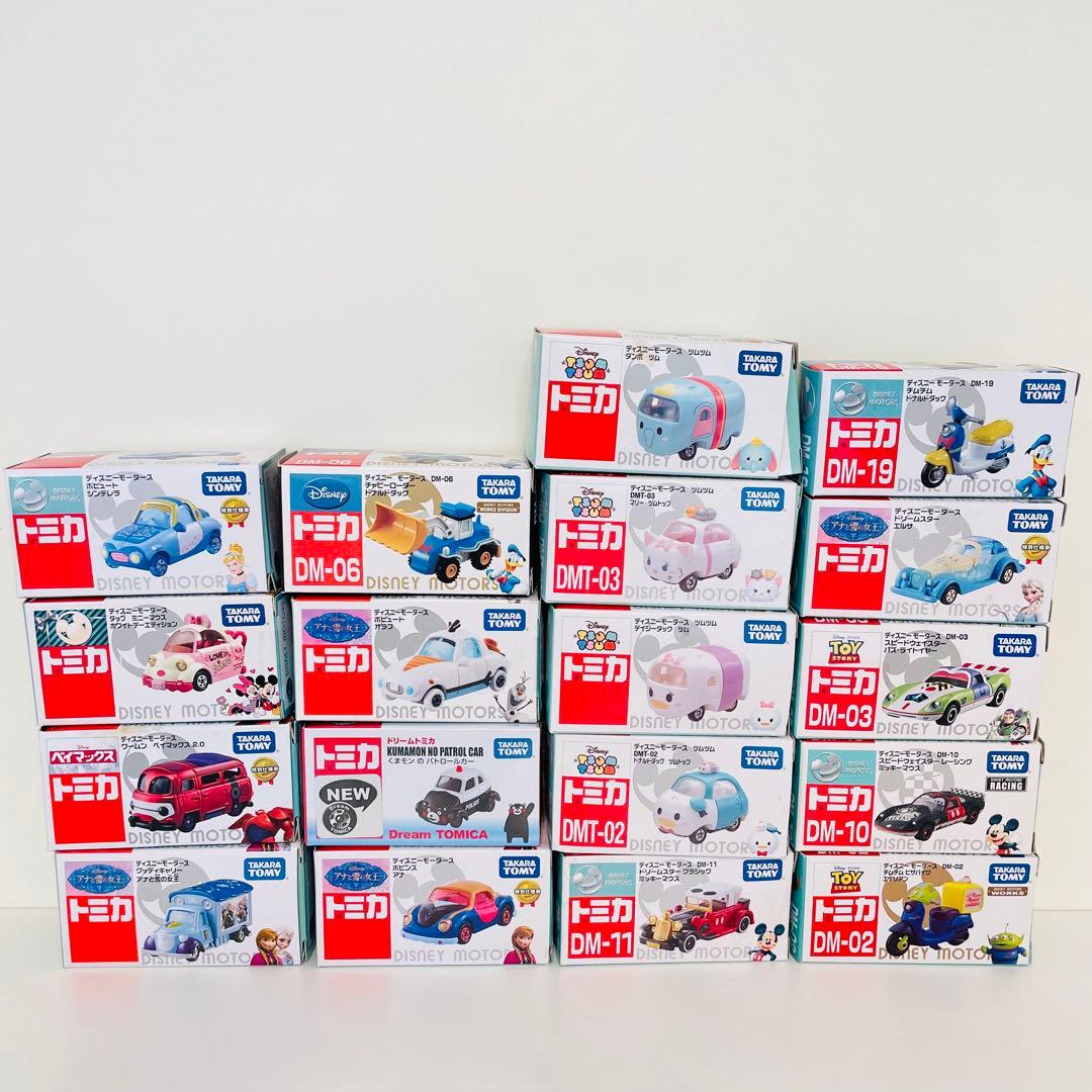 ディズニー トミカ セット 18台 まとめ　モータース ドリームトミカ ディズニートミカ（DISNEY TOMICA）｜商品情報｜ディズニーのおもちゃ