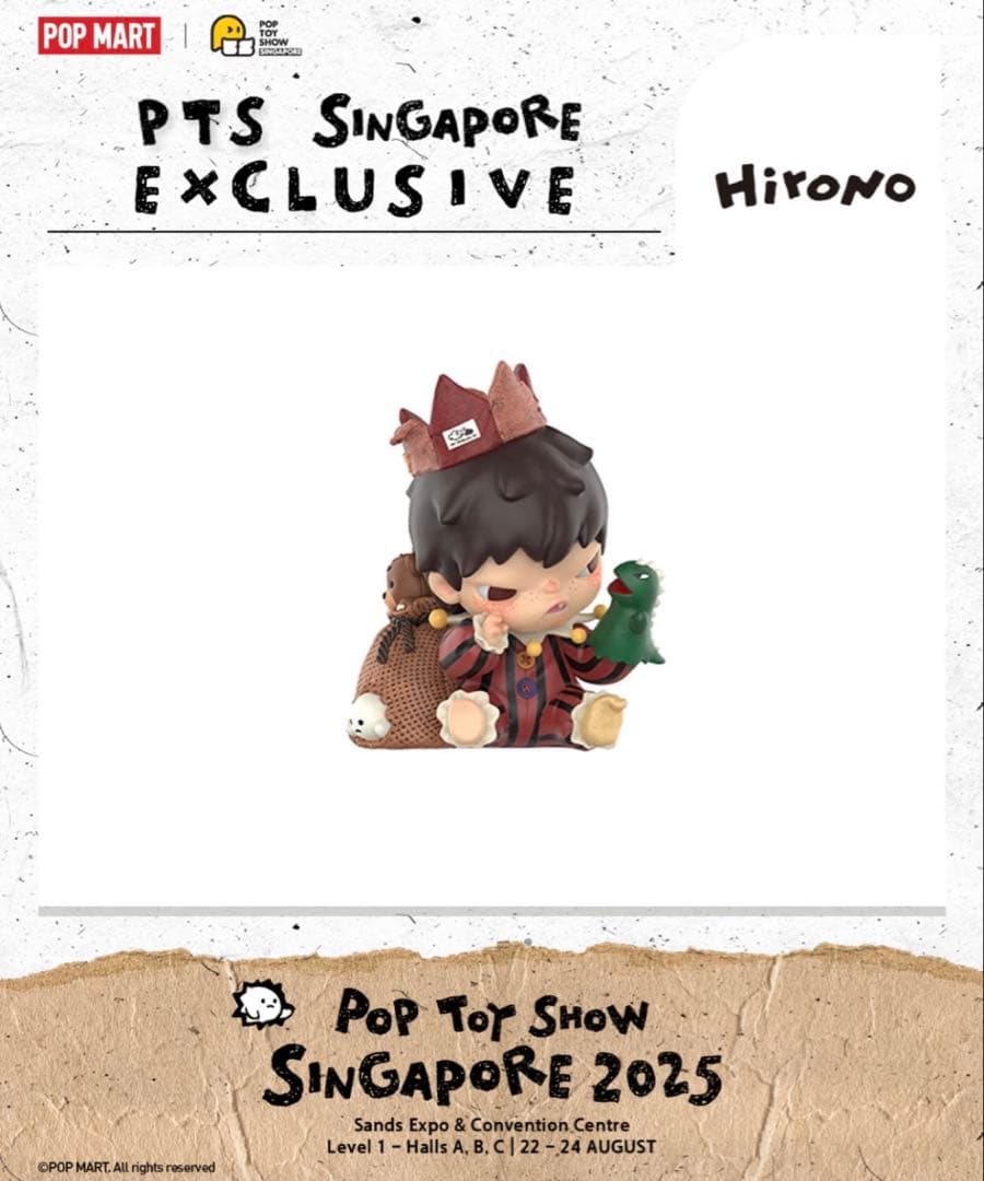 hirono back to play フィギュア　シンガポール限定 HIRONO HEADING BACK TO PLAY 2025 PTS SINGAPORE EXCLUSIVE FIGURE | eBay