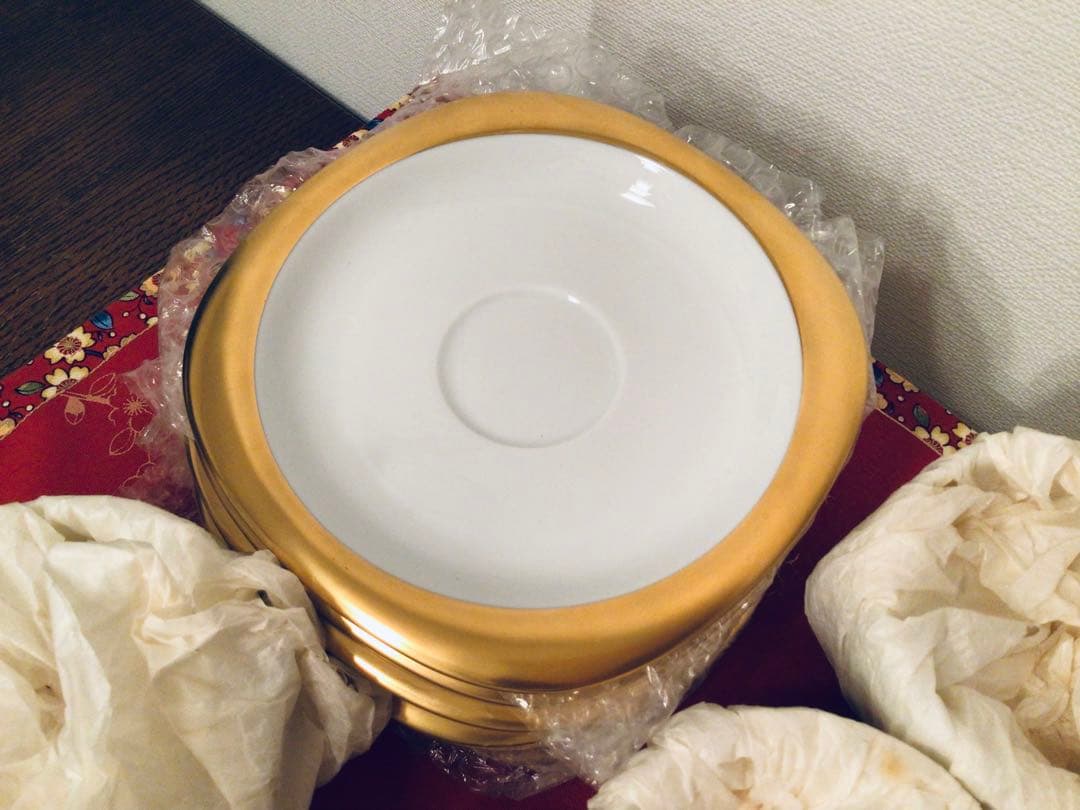 1980s ローゼンタール カップ＆ソーサー スオミ ゴールドライン 6客