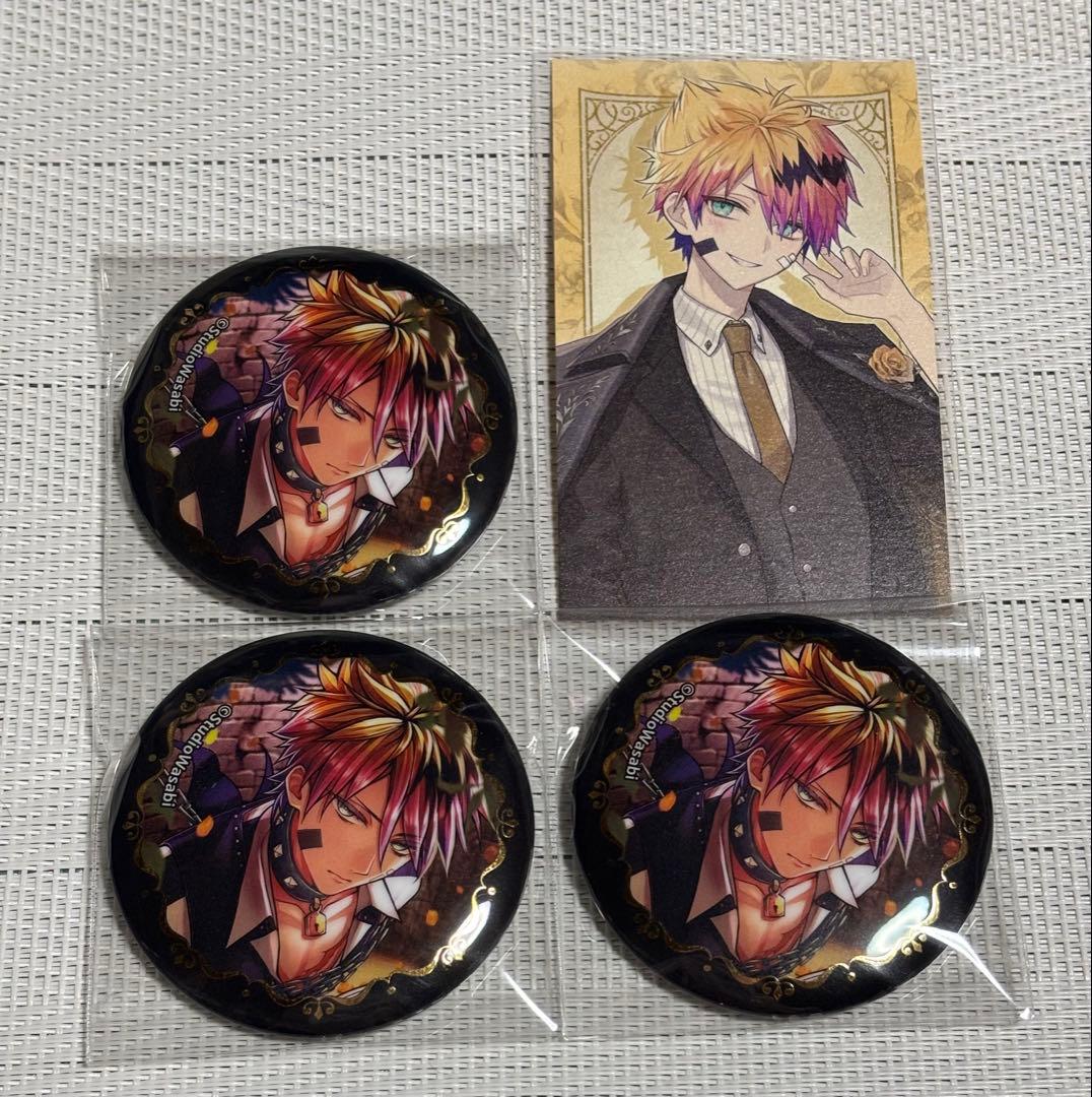 悪魔執事と黒い猫 あくねこ 4周年 箔押し 缶バッジ 特典 ロノ - メルカリ