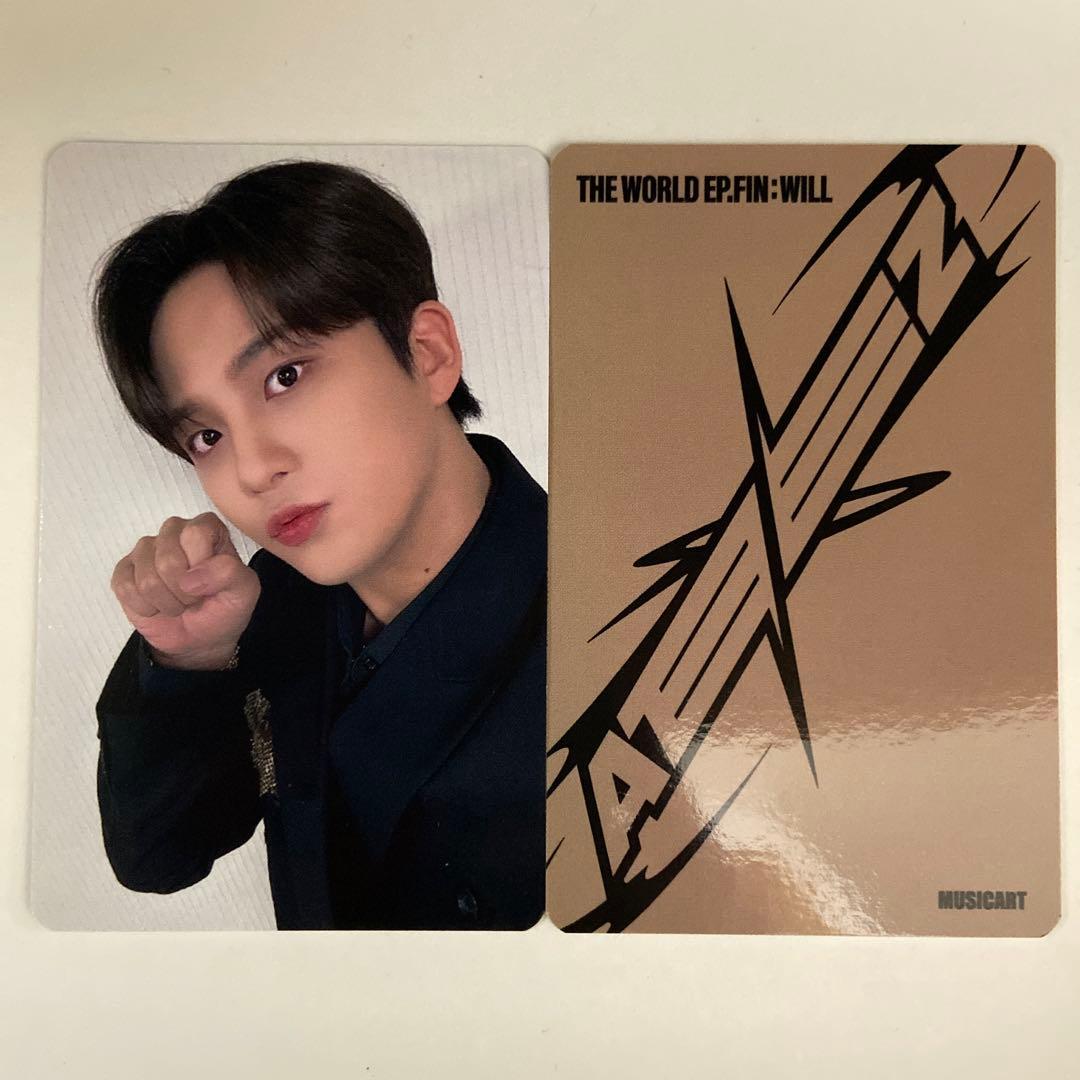 ateez will music art ラキドロ 特典 トレカ ジョンホ - メルカリ