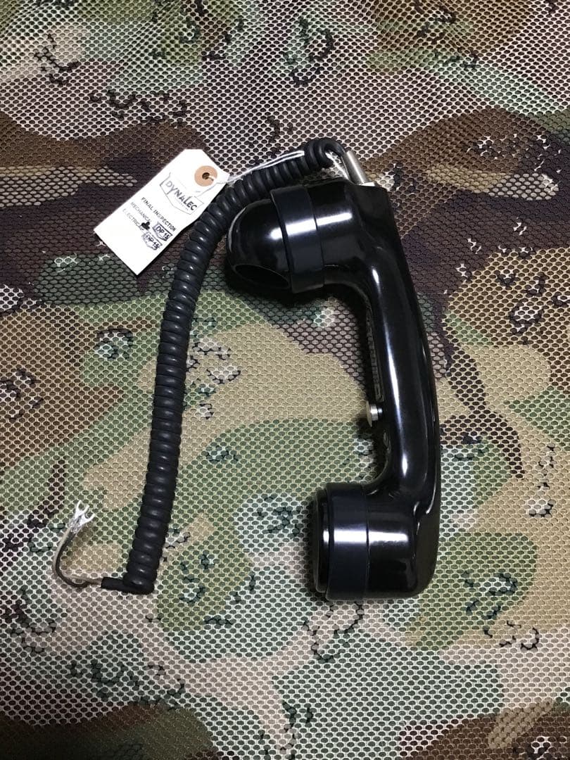 米軍放出品実物　DYNALEC H-203/U HANDSET 新品未使用2 Dynalec Sound Powered Handset Type H-203/U 5965-00-840-8849 | eBay