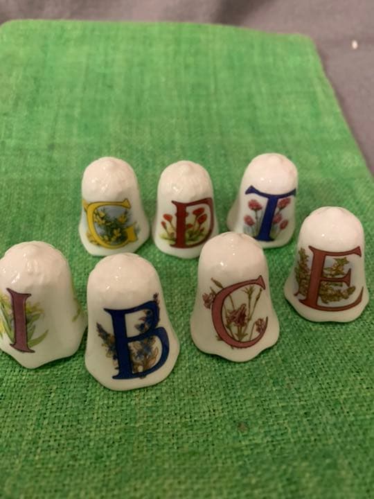 Graftonフェアリー・アルファベットシンブル　7つ　スカラップ辺 WA ORiental TRaffic 2026 Spring collection – ORIENTALTRAFFIC