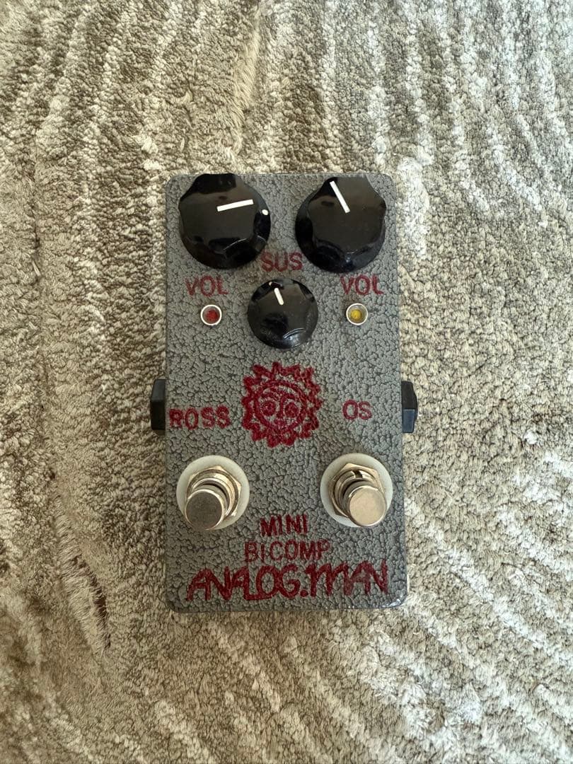 ANALOGMAN MINI BI-COMP エフェクター Analogman Mini Bi Comp compressor guitar effects pedal demo w