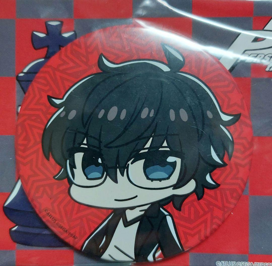 ペルソナ5 缶バッジ 主人公 デフォルメ 雨宮蓮 - メルカリ