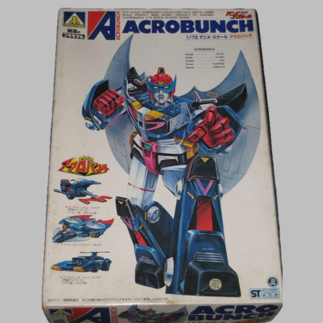 アオシマ 1/72アニメスケールアクロバンチ/アニメスケール 魔境伝説アクロバンチ】アオシマ製旧キット「ファルコン・バンチャー