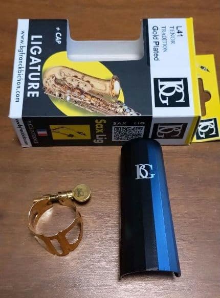BG 　トラディション リガチャー テナー用 ゴールドプレート L41 BG ( ビージー ) L49 テナーサックスリガチャー トラディション RGP