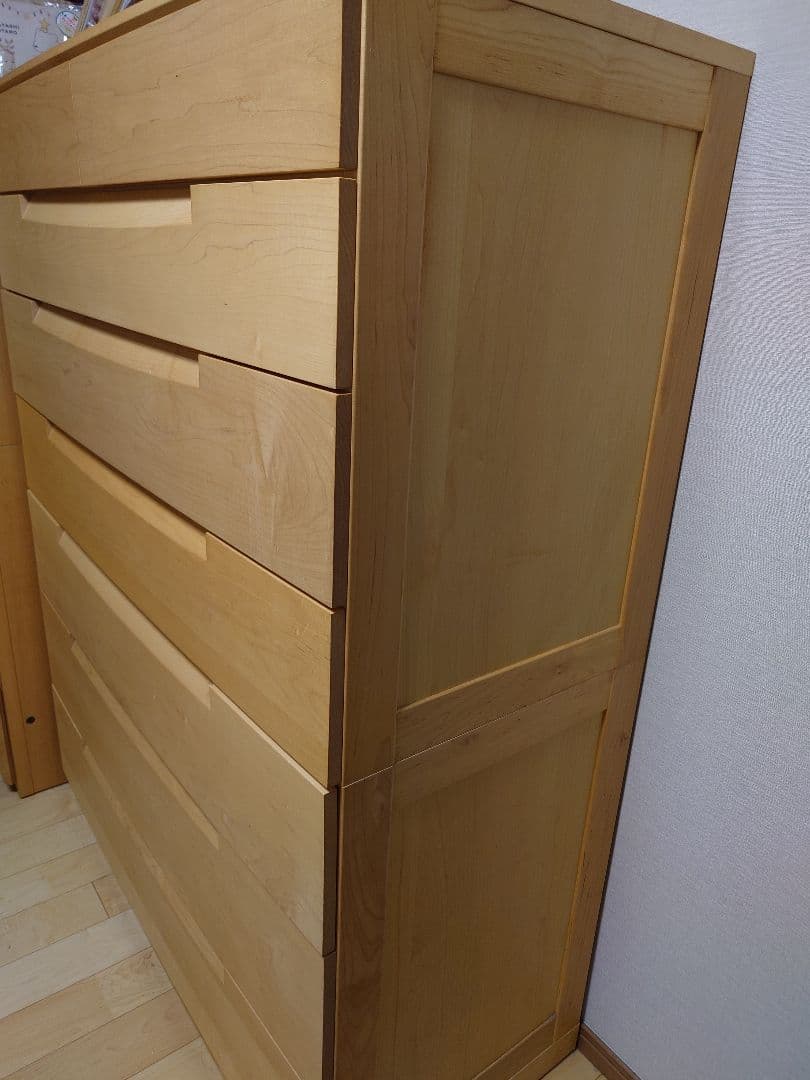 株式会社いまだ メープル材 7段チェスト - メルカリ