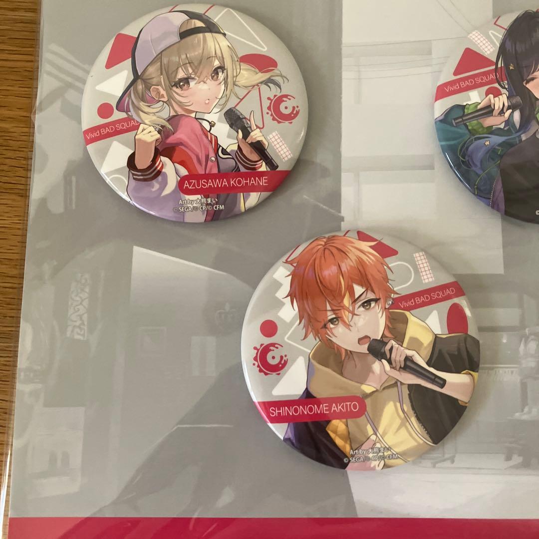 プロセカ Vivid BAD SQUAD 缶バッジ 4個 - メルカリ