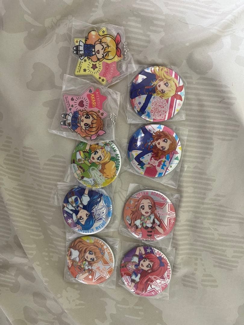 アイカツ　ガチャガチャ　缶バッジ　いちご　あかり　ドリアカ 予約販売】BIGホロ缶バッジ オールアイカツ！コレクション【26年2月お