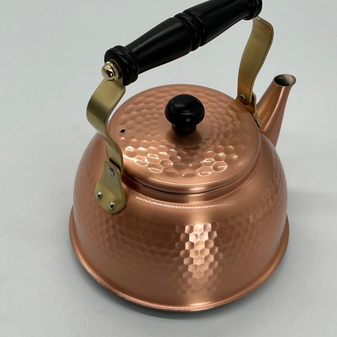 銅 ケトル 1.5L IH対応 鎚目 やかん 日本製 新光堂 ケトル 銅やかん