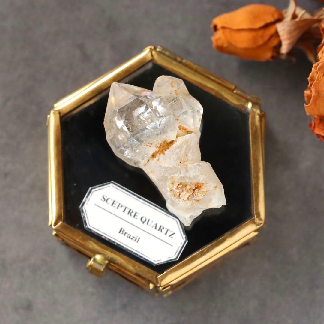 セプタークォーツ 松茸水晶 キノコ水晶 鉱物標本 原石 インテリア 王笏水晶 セプタークォーツ（松茸水晶） No.7 : 宮忠 - 通販 - Yahoo!ショッピング