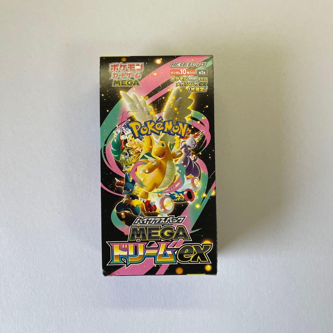 ポケカ　メガドリームex シュリンクなし、ぺりぺり有り　箱のまま発送　匿名配送 新品未開封]ポケカ MEGAドリームEX 1BOX シュリンクなしぺりぺりあり