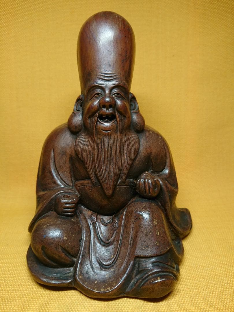 【美品】仏教美術　人形　陶器　骨董　置物　インテリア　工芸品　美術品　A3060 楽天市場】骨董○白薩摩高砂置物一対○ H17.1cm / 薩摩焼 / 金襴手