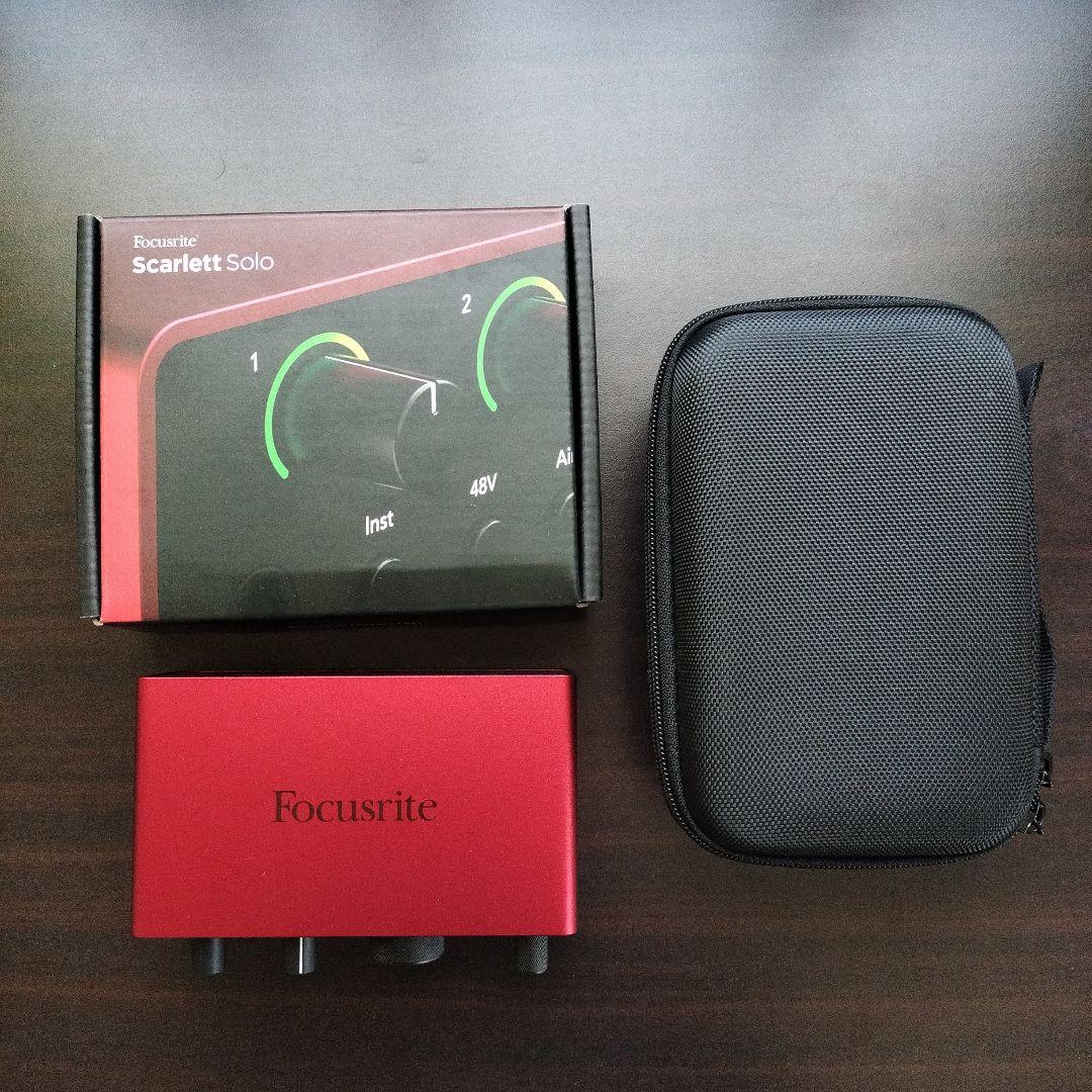 DTM・DAW Focusrite scarlett solo 4th Gen (gen4) Focusrite Scarlett 4i4 4th Gen USB-C Audio Interface | Guitar Center