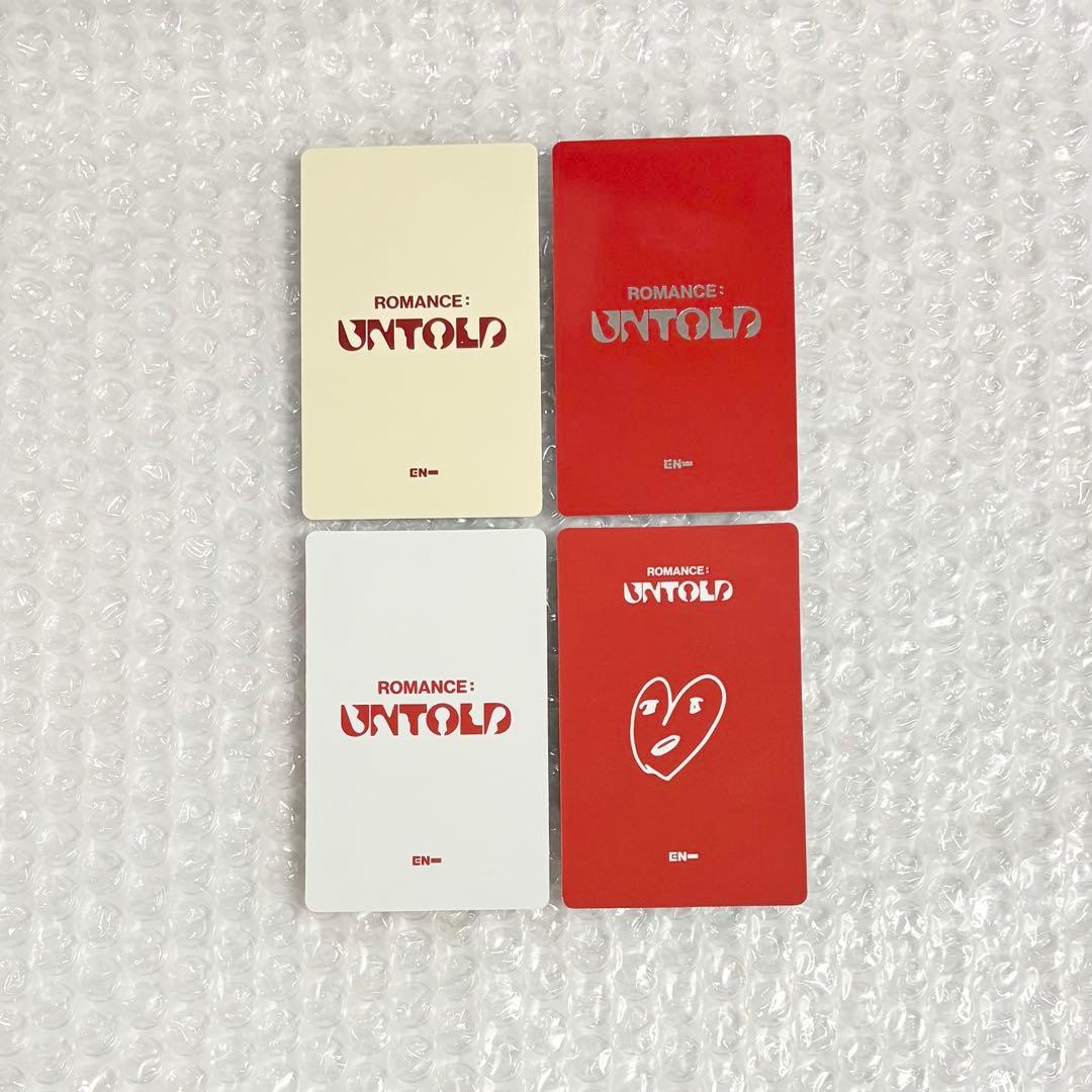 ENHYPEN ROMANCE : UNTOLD ジョンウォン トレカ 4枚 - メルカリ