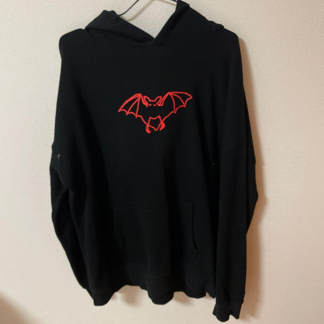 米津玄師　こうもりパーカー XL ブラック '18 Flamingo 中古・古着通販】米津玄師 (ヨネヅゲンシ) コウモリパーカー 米津玄師