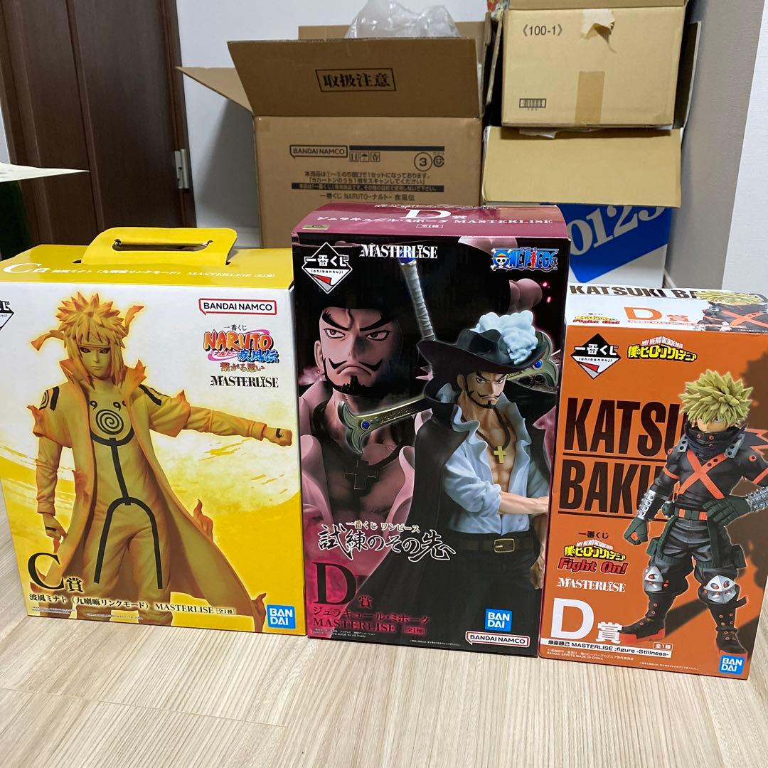 ミナトC賞　爆轟D賞　ミホークD賞 1番くじまとめ Amazon.co.jp: 一番くじ NARUTO-ナルト- 疾風伝~壱之巻~ C賞 ミナト