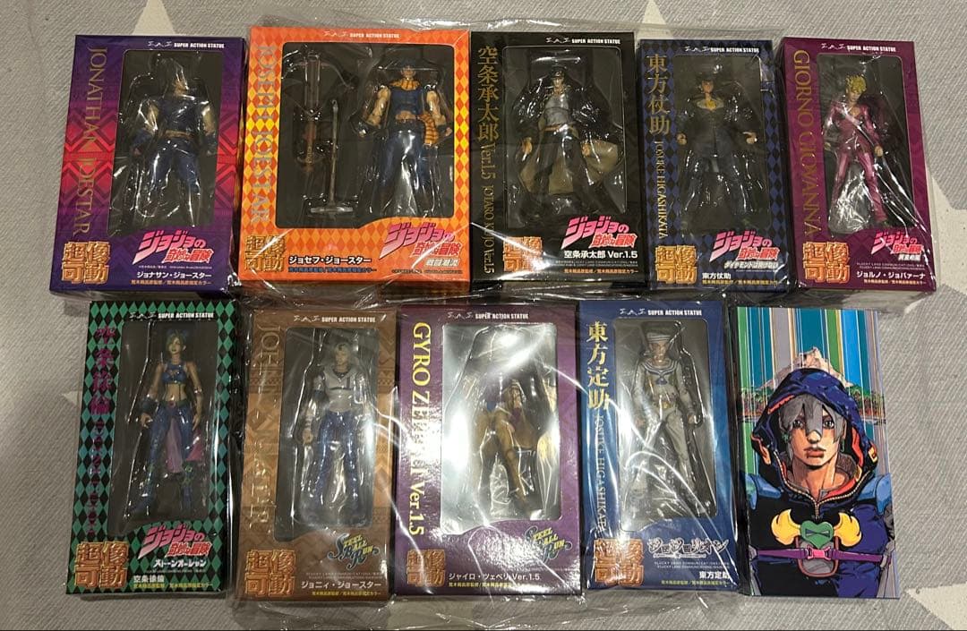 ジョジョの奇妙な冒険 超像可動 10体セット 超像可動『ジョジョの奇妙な冒険 第6部 ストーンオーシャン