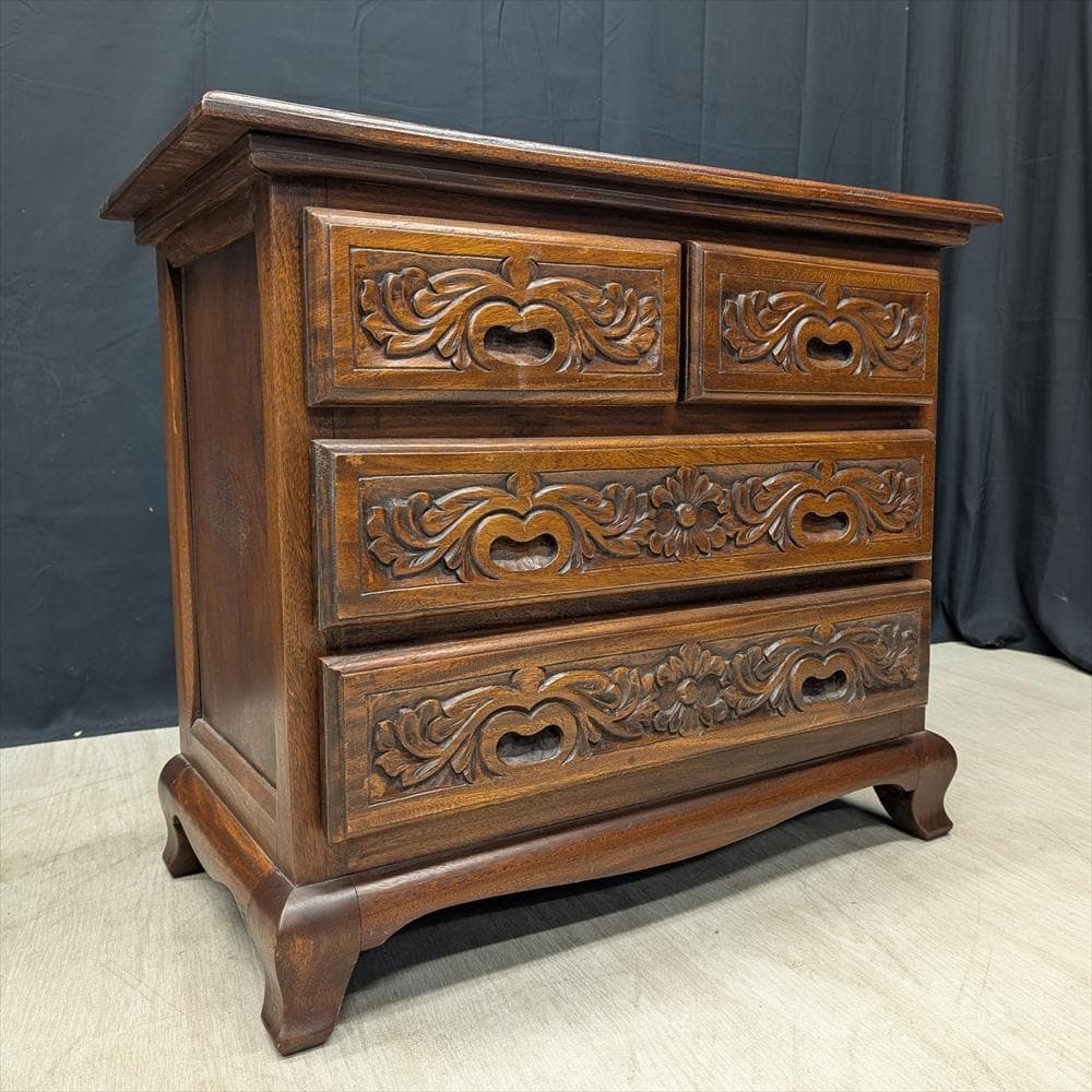 神戸家具　コロニーハウス　無垢　リビングチェスト　タンス　チェスト　ドロワー　A 神戸家具 コロニーハウス 無垢 リビングチェスト タンス チェスト