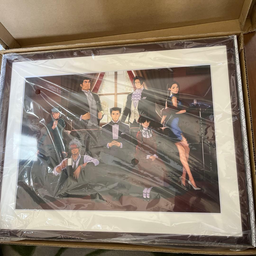 逆転裁判15周年記念「逆転裁判画廊」 グラフィックアート 額縁