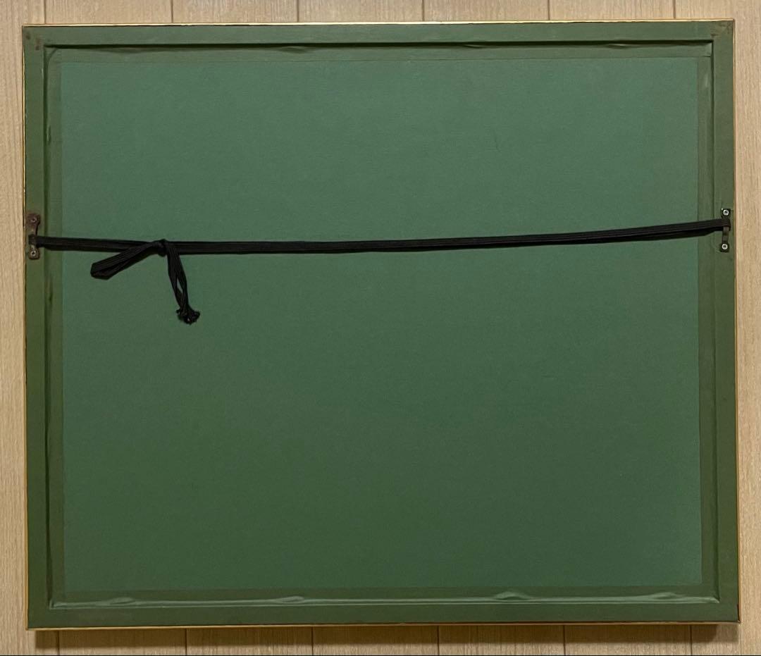 川島見依子 海上赤富士 直筆サイン シルクスクリーン 限定200 4号 X53