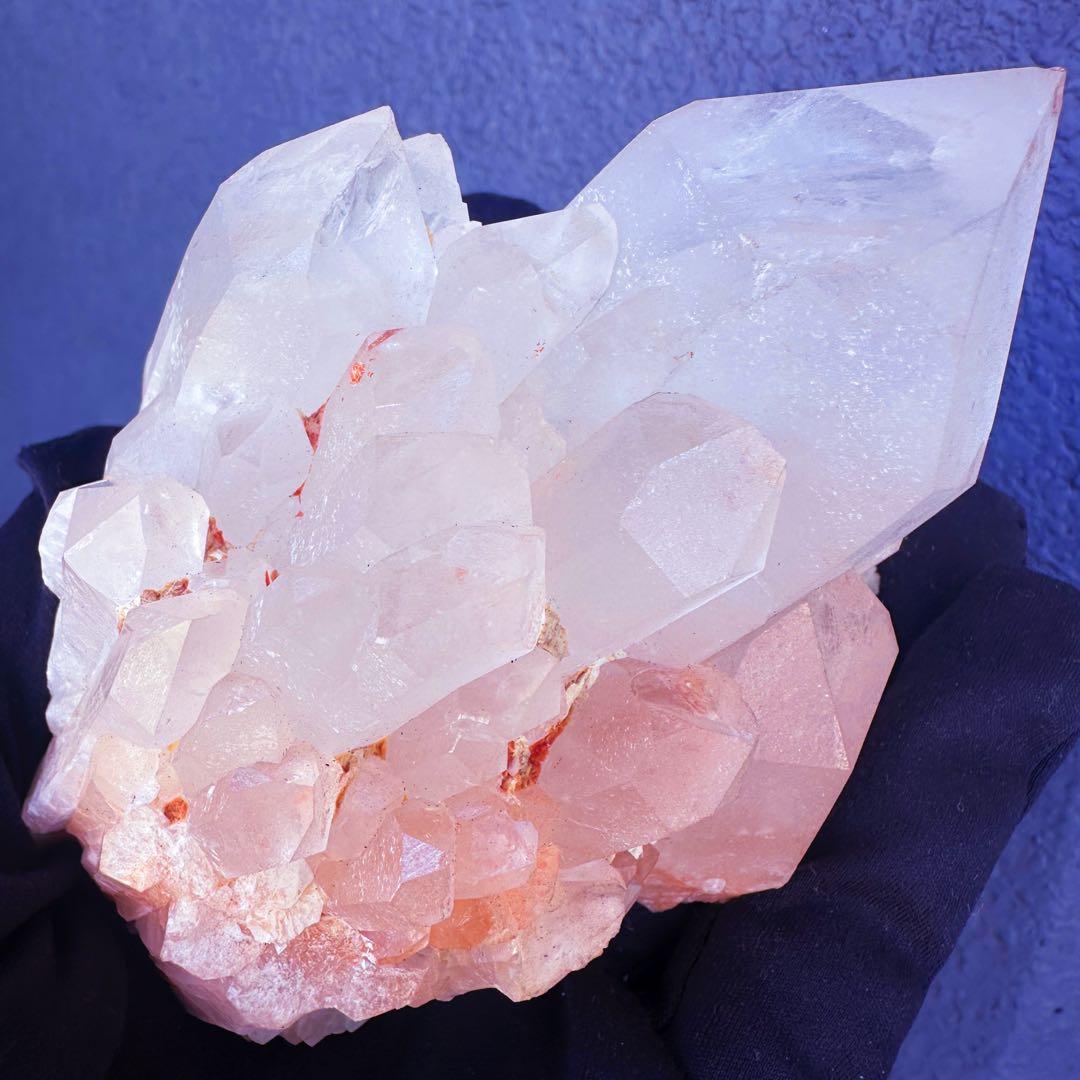 爆アレ❗️可愛いピンク♡超綺麗マダガスカル産パイナップルピンククラスターA1514