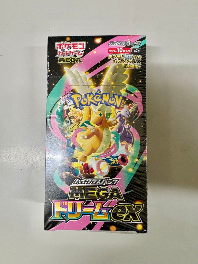 新品未開封】【即日発送】MEGAドリームex 1BOX シュリンク付き - メルカリ