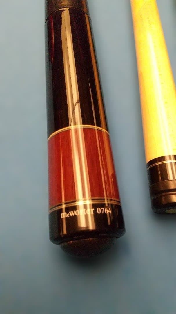 MCWORTER (マクウォーター) キュー初期　子持6剣・黒檀・パープルハート 早川工房 パープルハート 子持6剣 No.396｜ビリヤード 通販 キュー