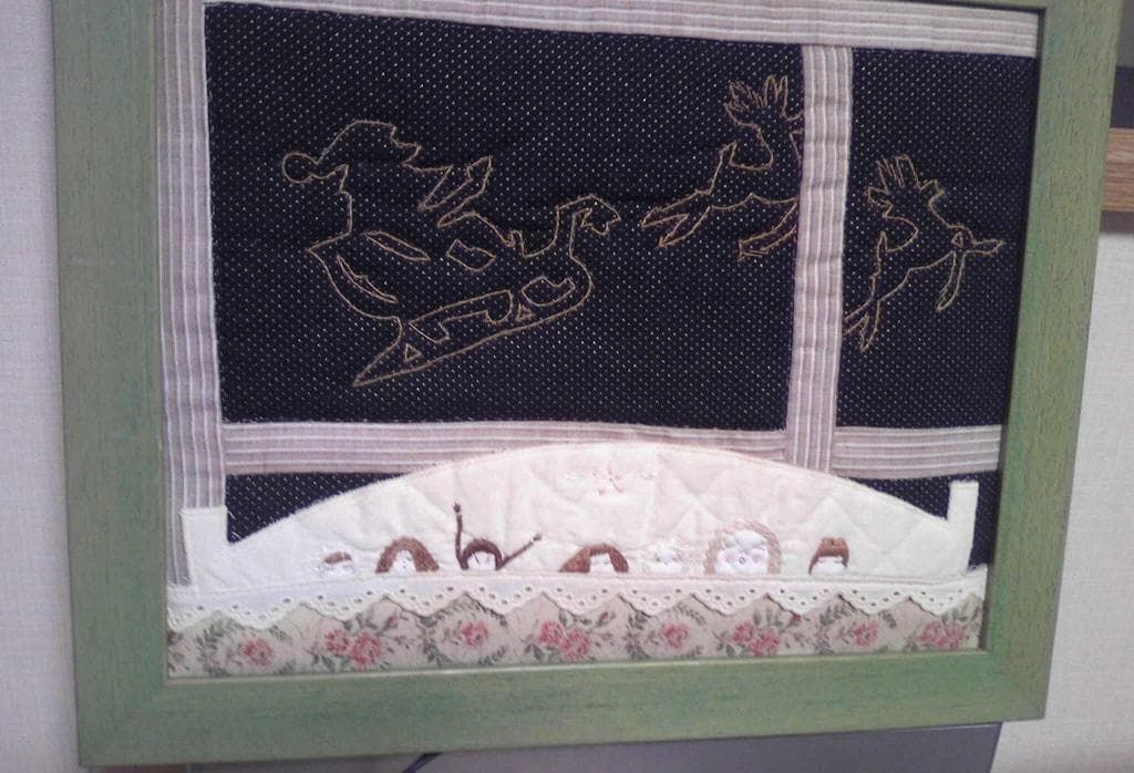 ★オリジナル手作り額：夢見るクリスマスDreaming of Christmas SKINCARE LOUNGE BY ORBIS』にて夢月さん・水越みさとさん・CHIE