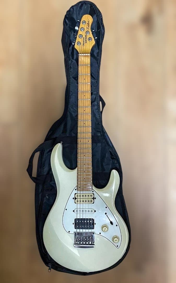 r*6様 Musicmanタイプ エレキギター アルダー HSHピックアップ メ STERLING by Musicman SUB AX3FM-STP-M1 AXIS FLAME MAPLE ステイン