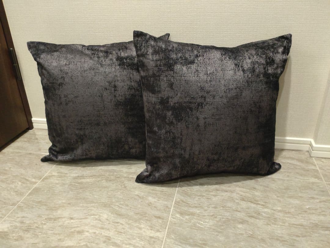 美品 展示品 フジエテキスタイル オーダーメイド 高級 クッション　2セット FUJIE TEXTILE / フジエテキスタイルのクッション - インテリア・家具