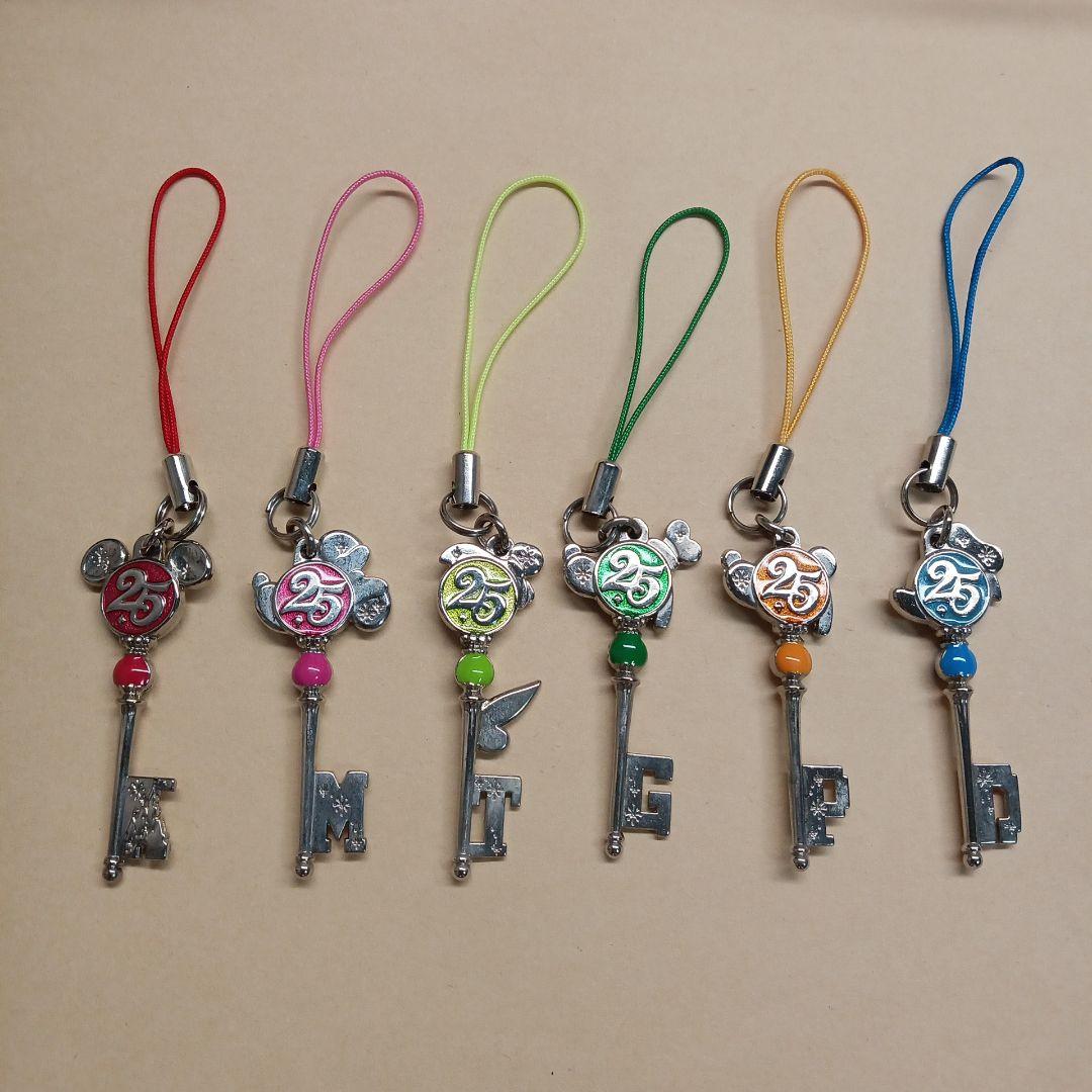 最終値下げ 東京ディズニーリゾート25周年記念ドリームキーストラップ6