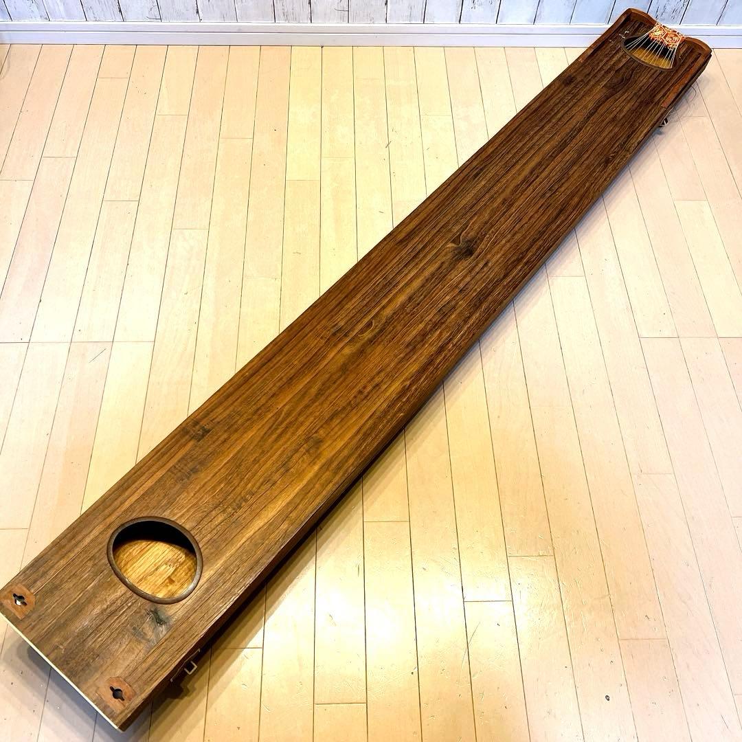 良品】琴 13弦 蒔絵 大正琴 琴柱 松雲 松雪