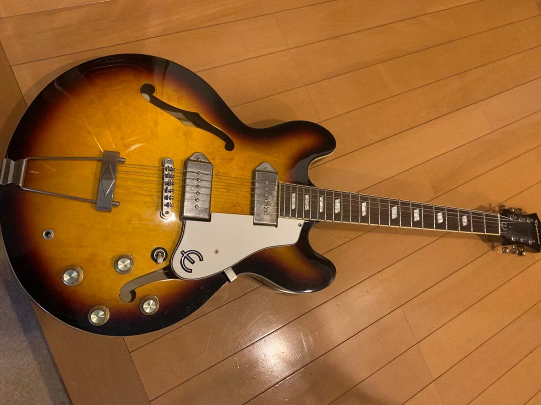 Epiphone セミアコースティックギター サンバースト Epiphone ES-335 Vintage Sunburst セミアコギター ES エピフォン