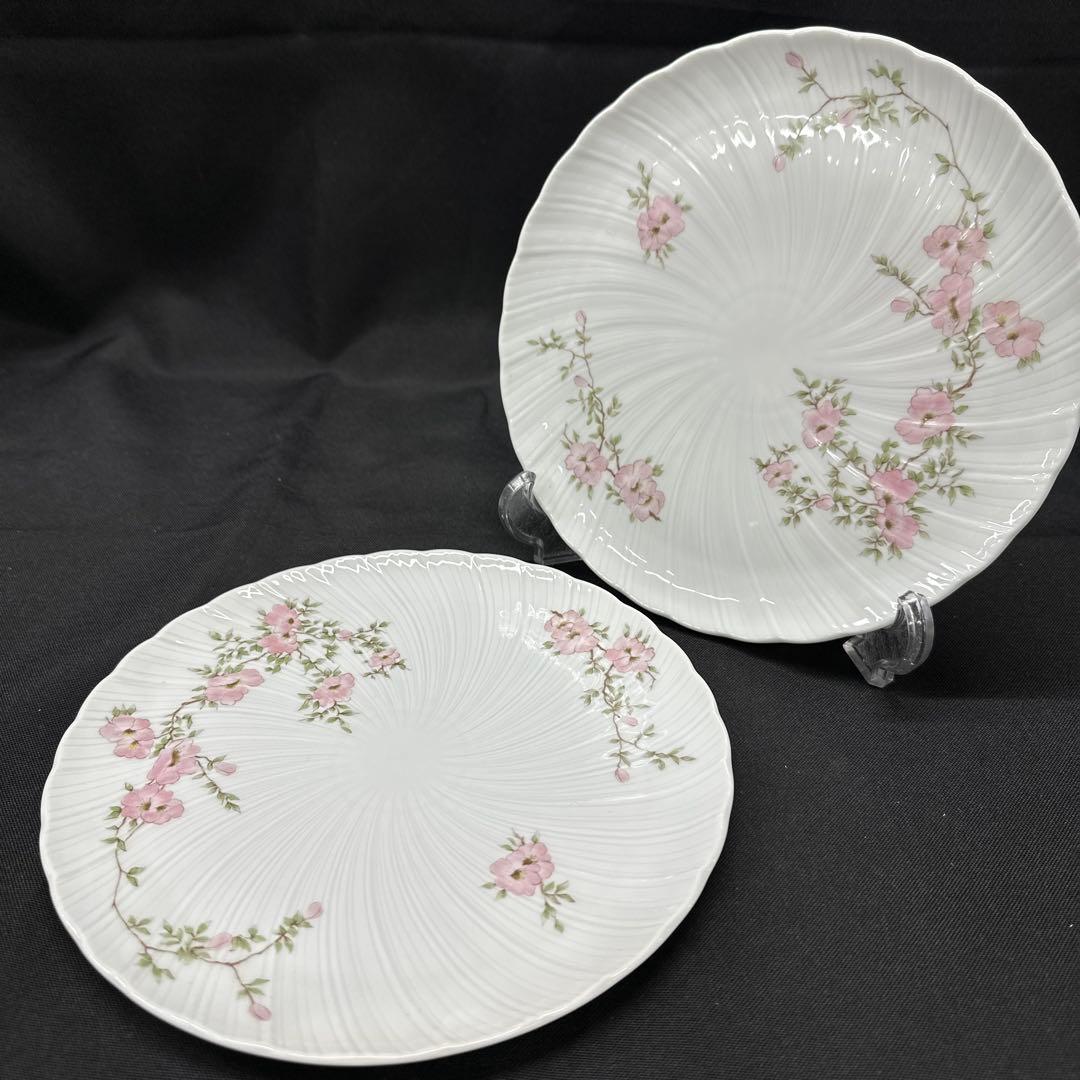 ①【長期保管品】 リモージュ ベルナルド アマンディーヌ プレート 2P